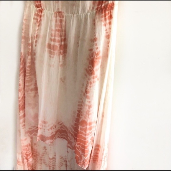 Guess strapless Silk high to low Tie dye dress - Picture 3 of 9